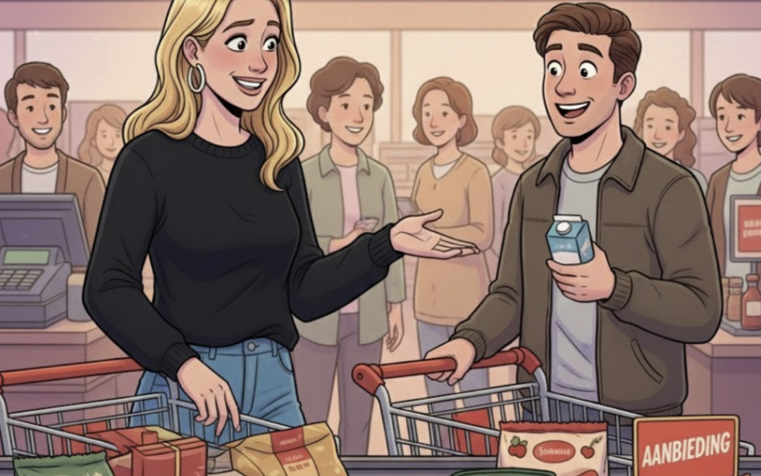 Kerst in de supermarkt